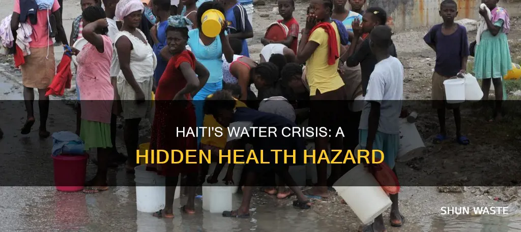 how many people in haiti drink polluted water