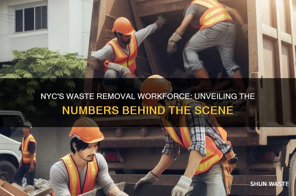 how many people work in waste removal in nyc