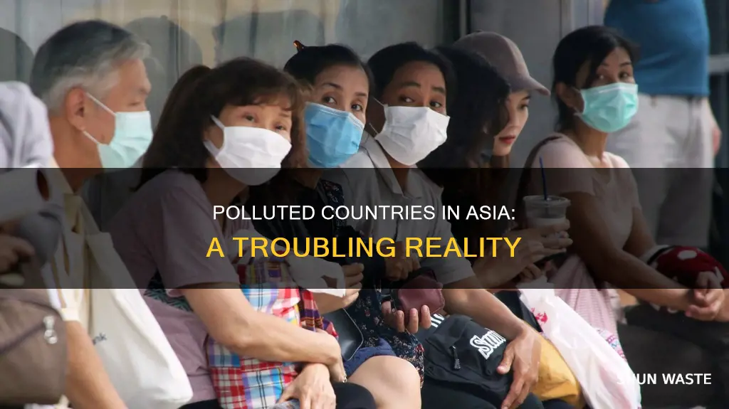 how many polluted countries are in asia