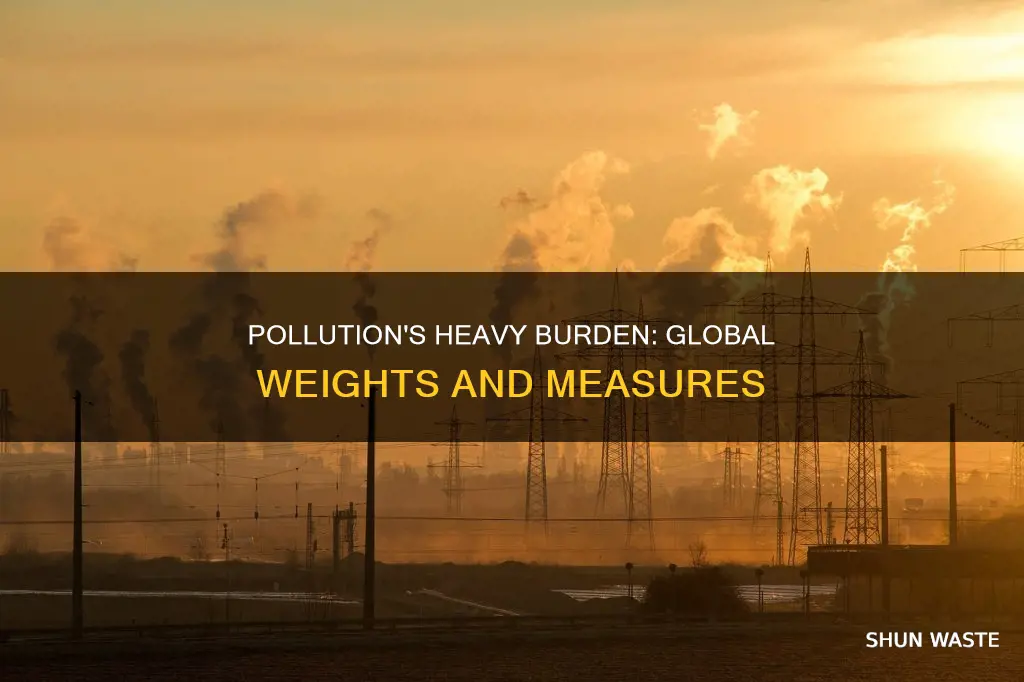 how many pounds of pollution is in the world