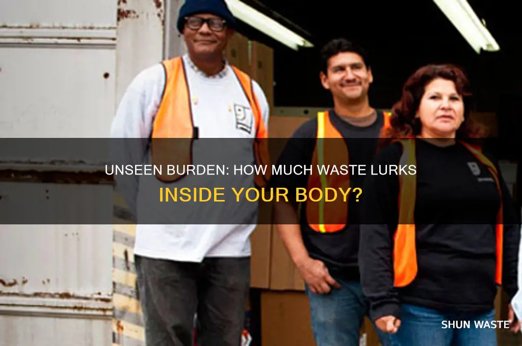 how many pounds of waste is in your body