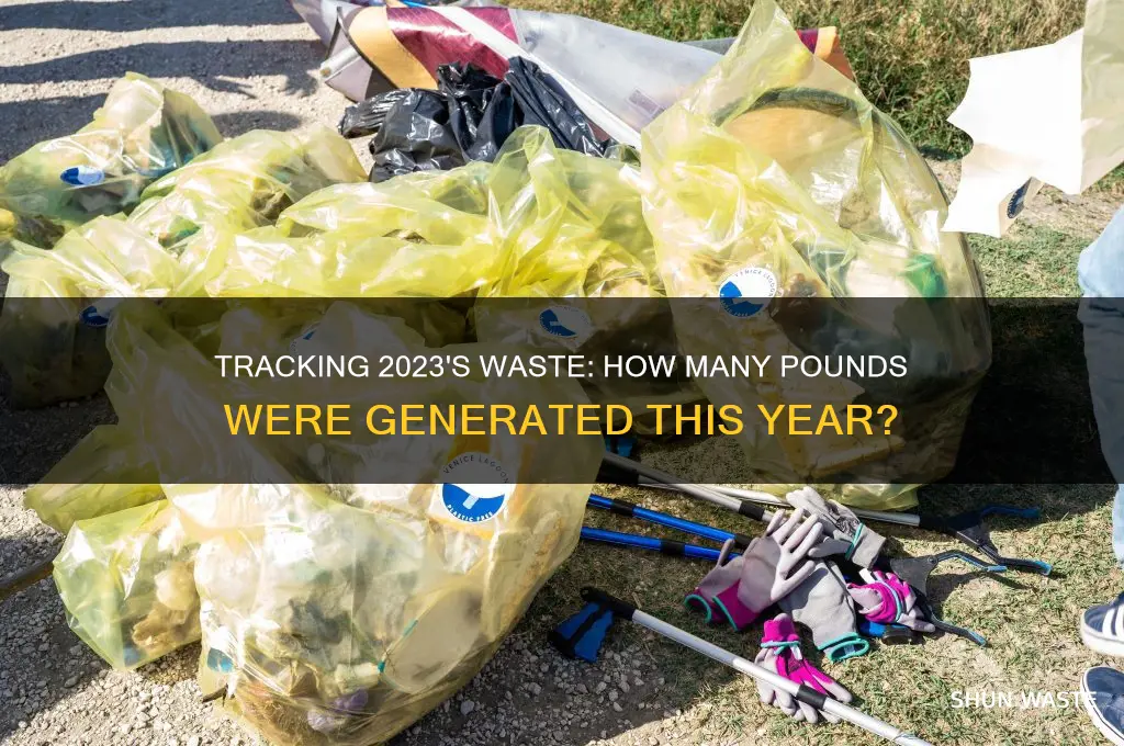 how many pounds of waste this year