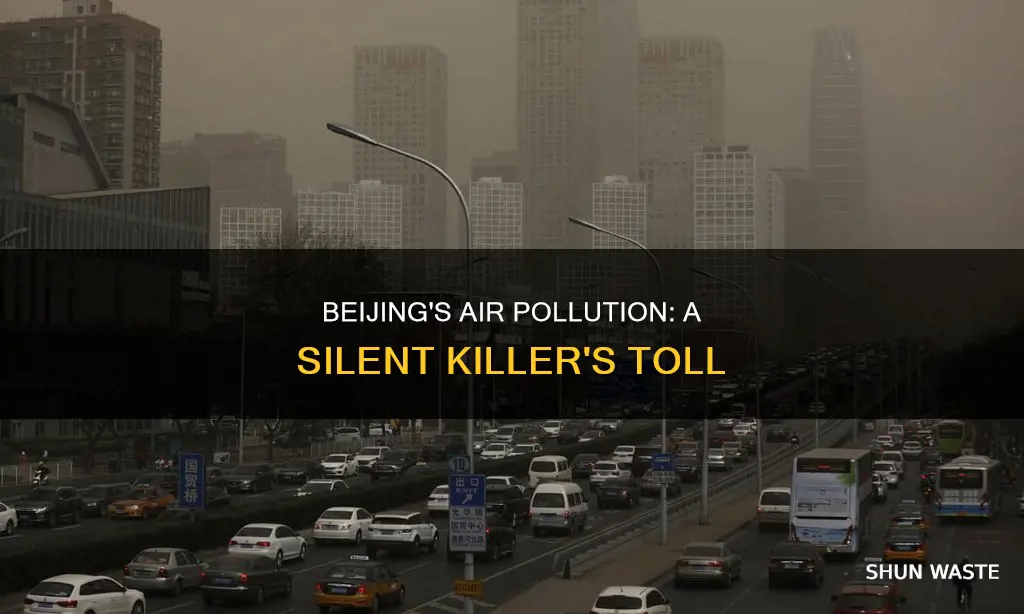 how many premature deaths in beijing cause of pollution