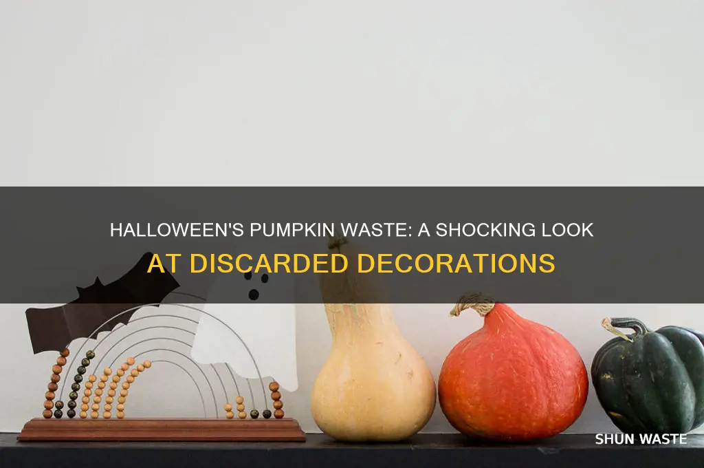 how many pumpkins are wasted on halloween