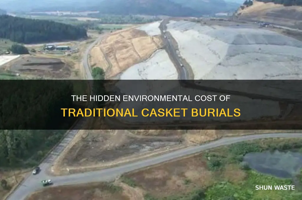 how many resources are wasted on caskets