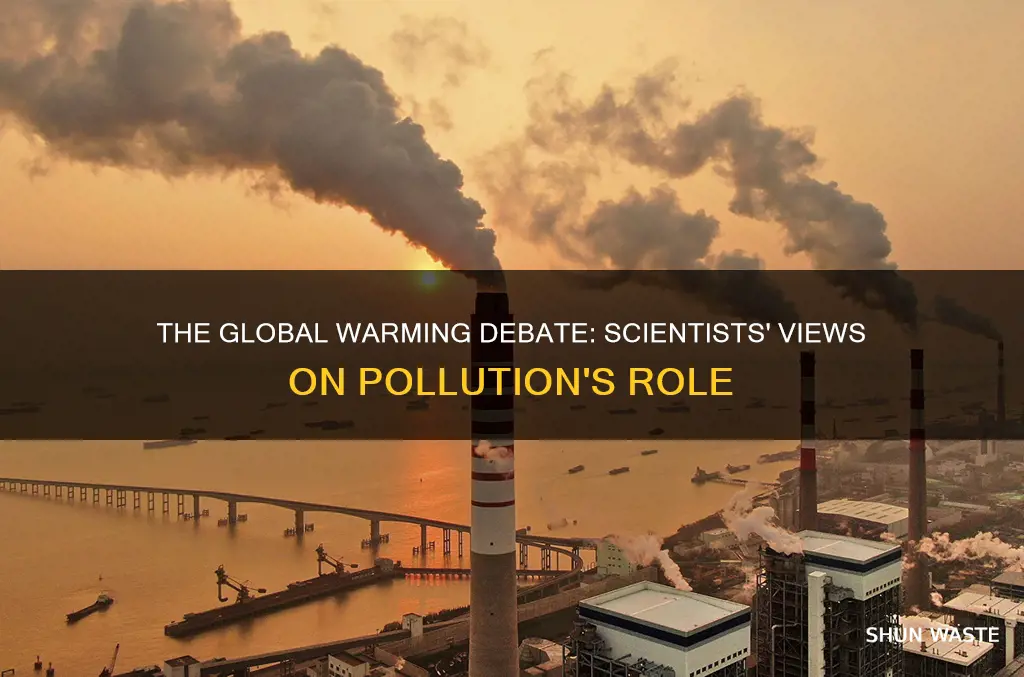 how many scientists believe global warming is caused by pollution