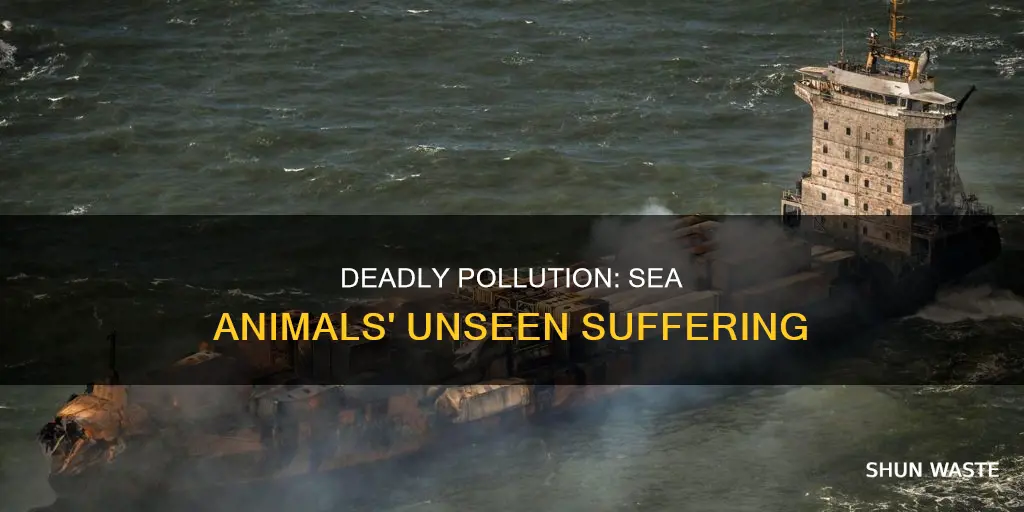 how many sea animals die from nonpoint source pollution
