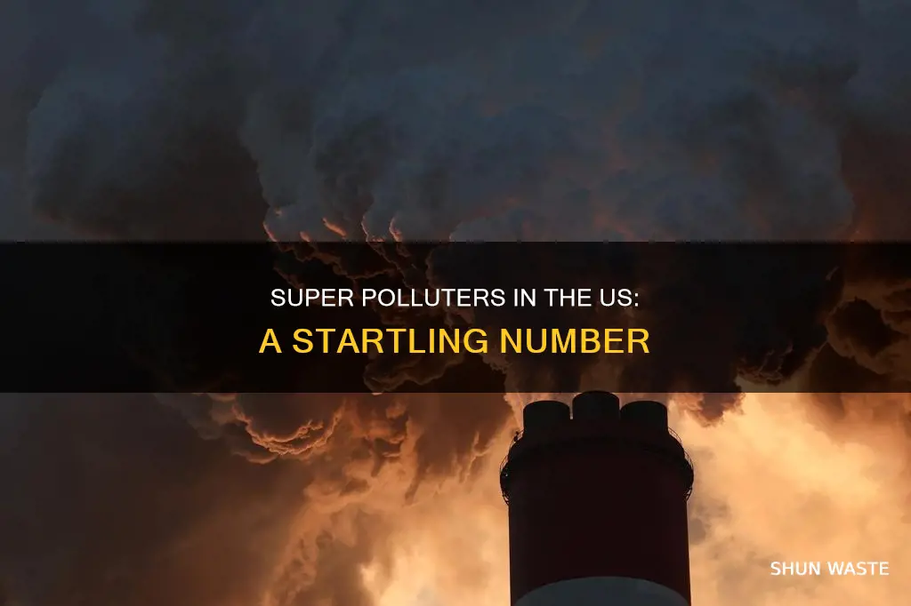 how many super polluters are there in united states