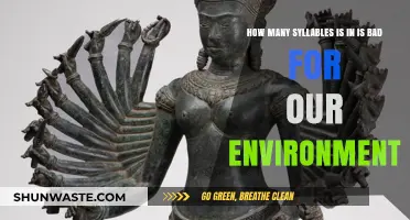 Is 'Is Bad for Our Environment' Harmful? Counting Syllables to Understand Impact