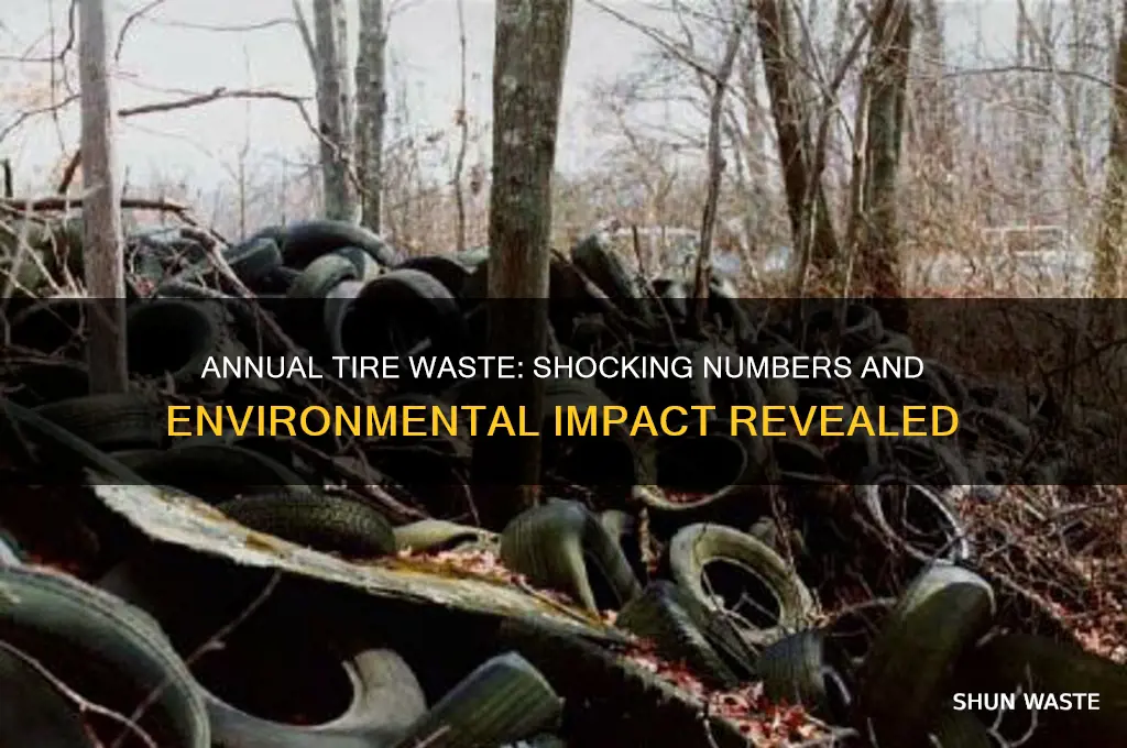 how many tires are wasted each year