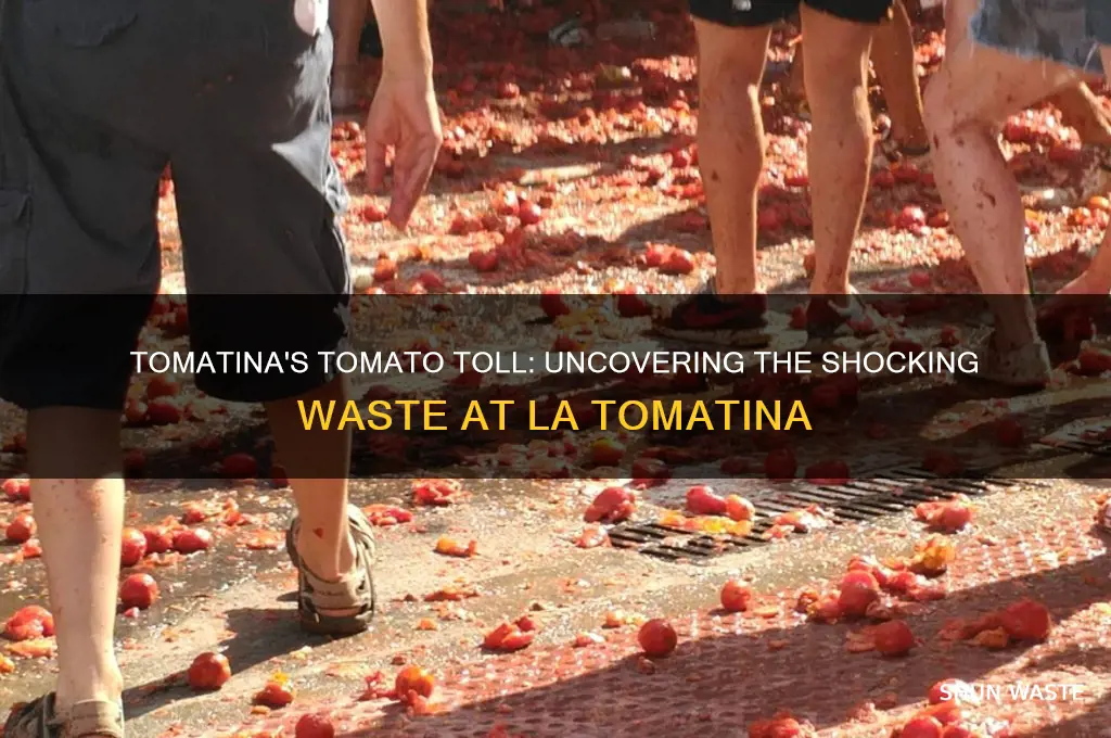 how many tomatoes are wasted in la tomatina