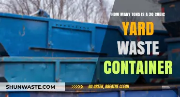 Understanding Waste Container Capacity: 30 Cubic Yards to Tons Conversion