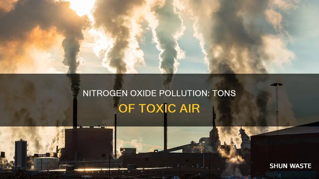 how many tons of nitrogen oxide are polluting the air