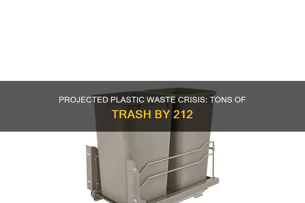 how many tons of plastic waste in 212