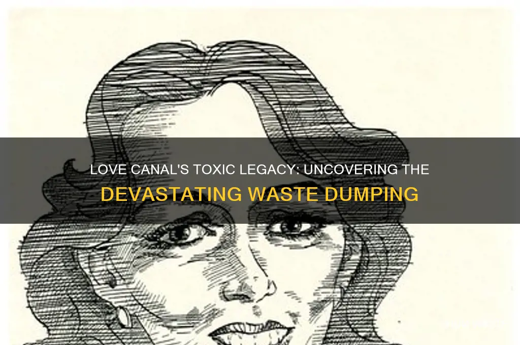 how many tons of toxic waste dumped in love canal