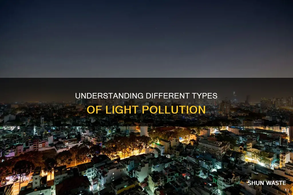how many types of light pollution