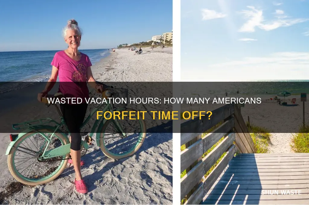how many vacation hourd go to waste in us