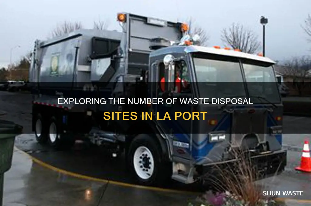 how many wast disposil sites in la port in