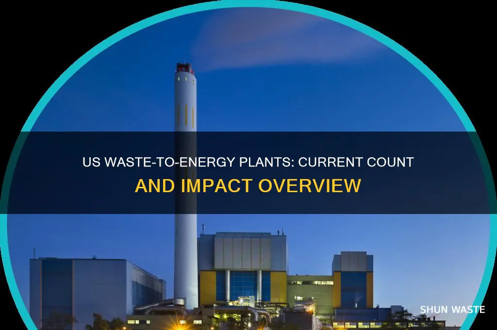 how many waste to energy plants are in the us