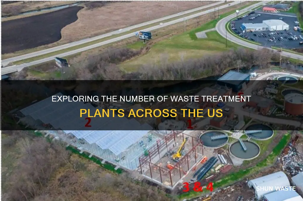how many waste treatment plants ar in th us