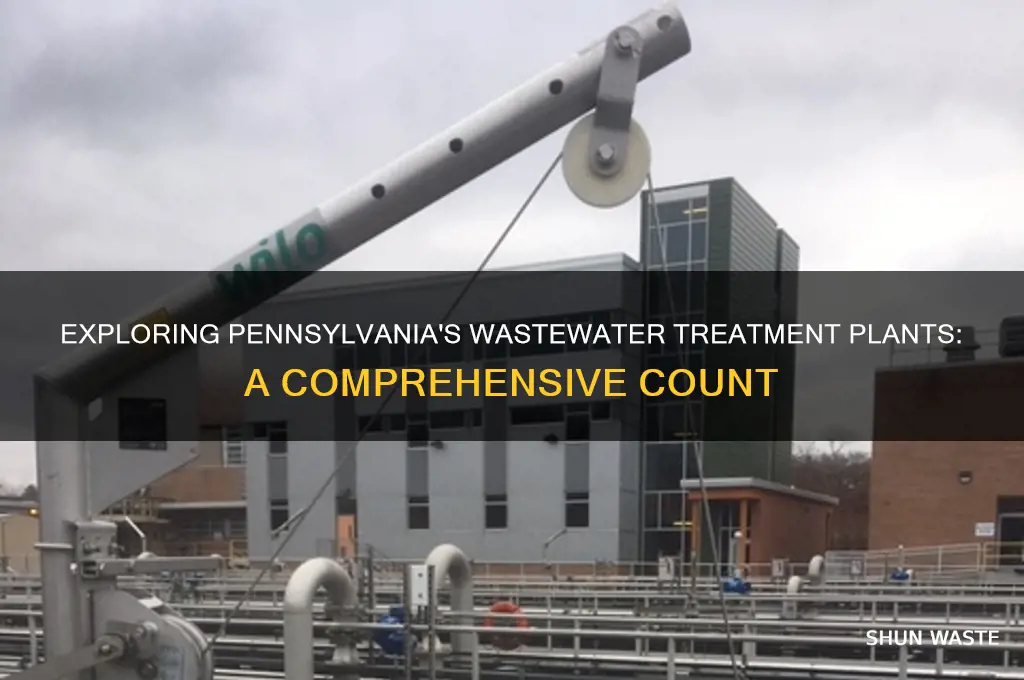 how many waste water treatment plants are in pa
