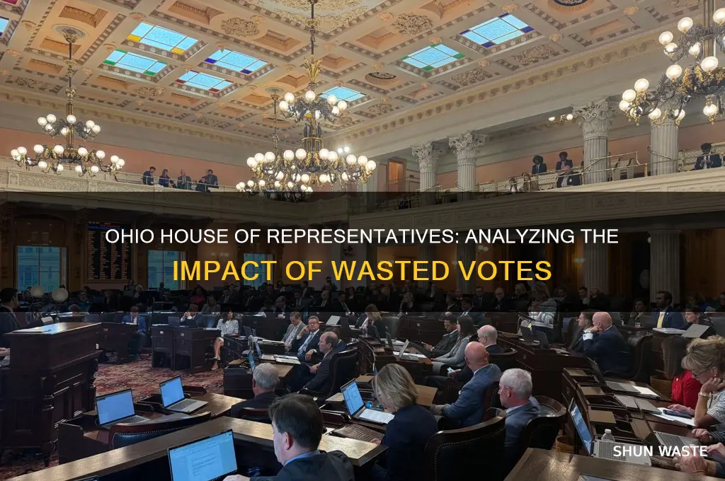 how many wasted votes in ohio house of representative