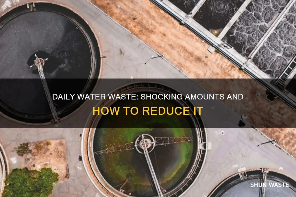 how many water a day we waste
