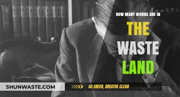 Exploring The Waste Land: Uncovering Its Word Count and Complexity