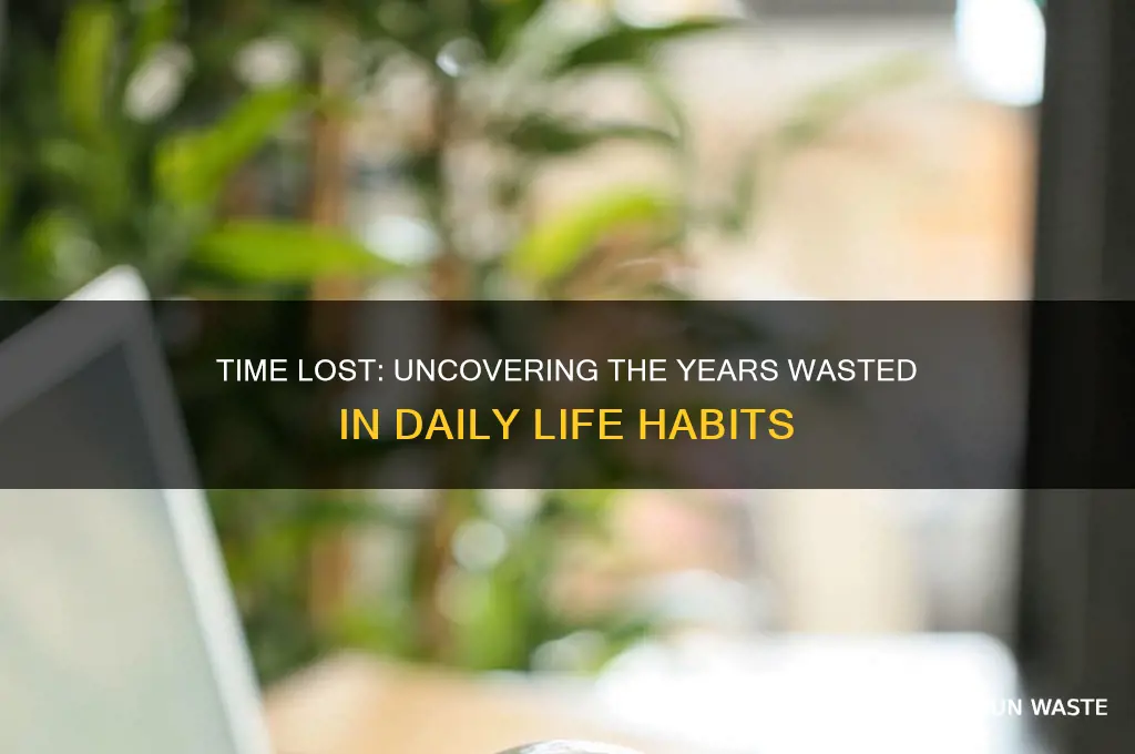 how many years of your life do you waste