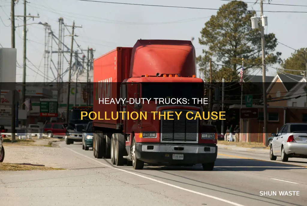 how mcuh pollution from heavy duty aggregate trucks