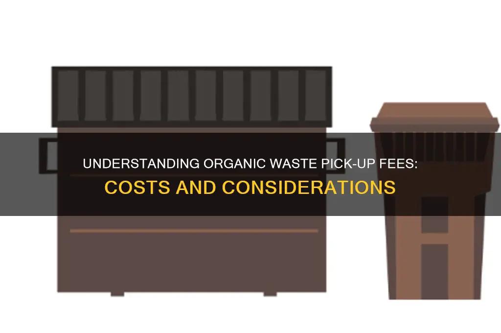 how mich pick up fees for organic waste