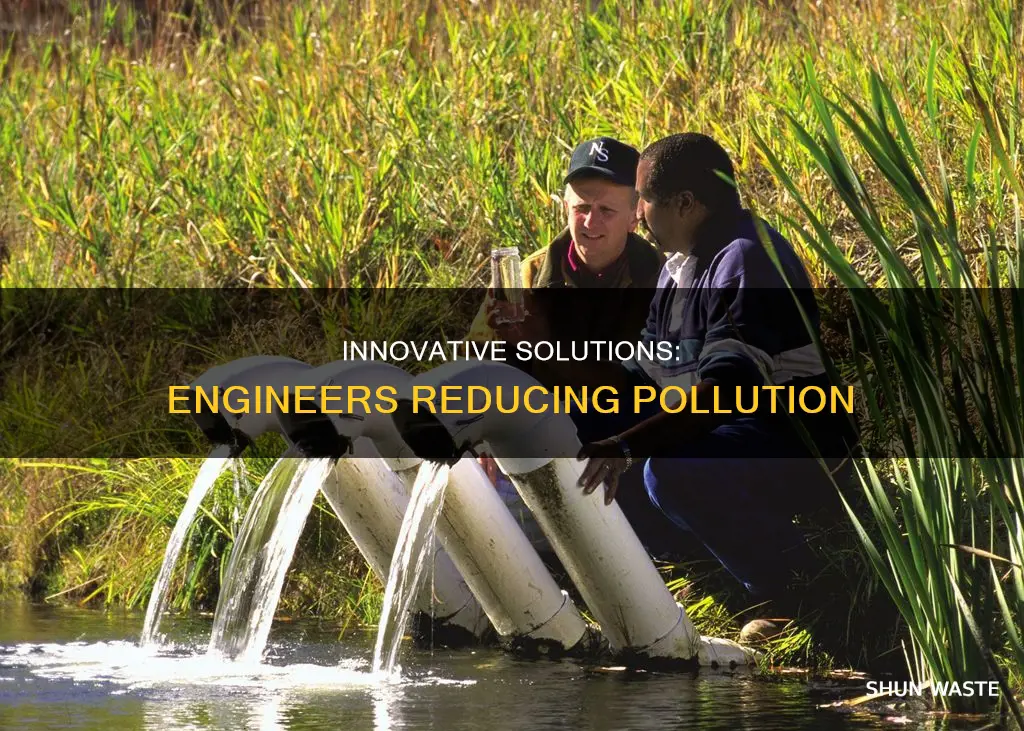 how might an environmental engineer work to reduce the pollution