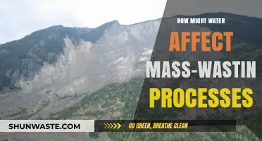 Water's Role in Triggering and Accelerating Mass-Wasting Events
