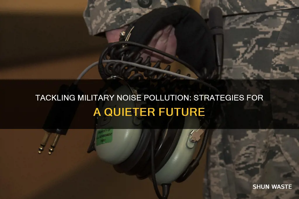 how military noise pollution can be controlled