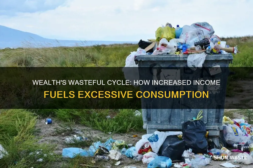 how more money leads to more waste