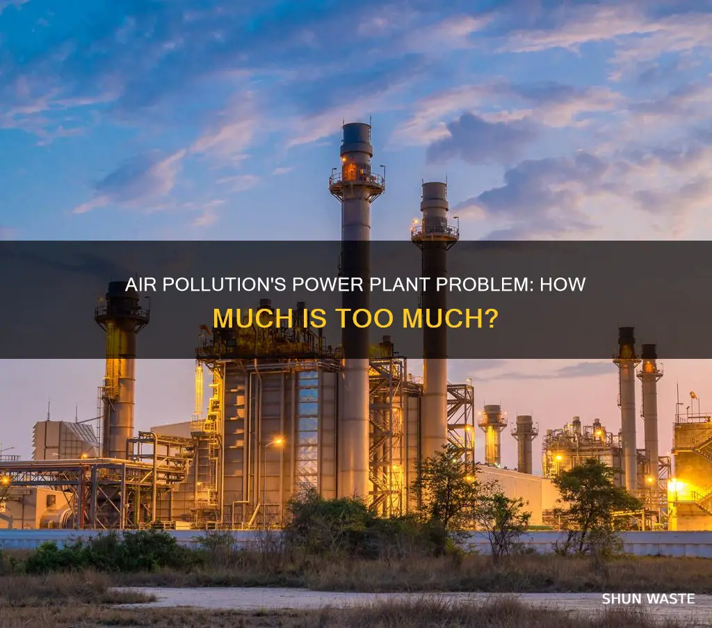 how much air pollution come from power plants