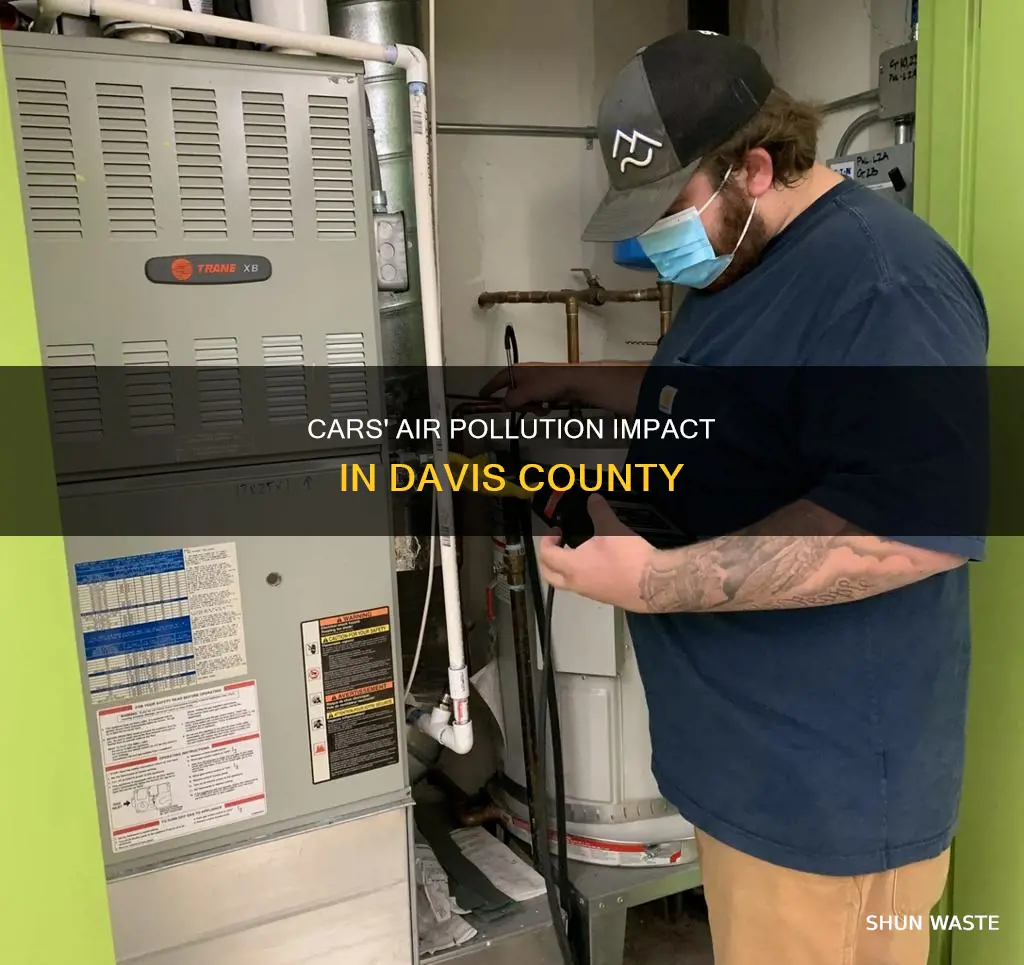 how much air pollution comes from cars in davis county