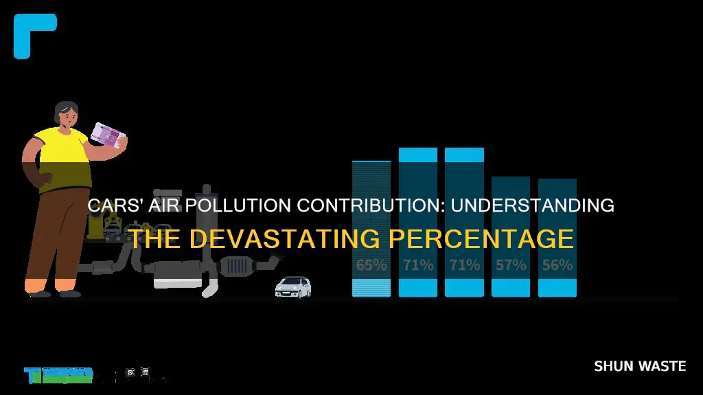 how much air pollution comes from cars percentage