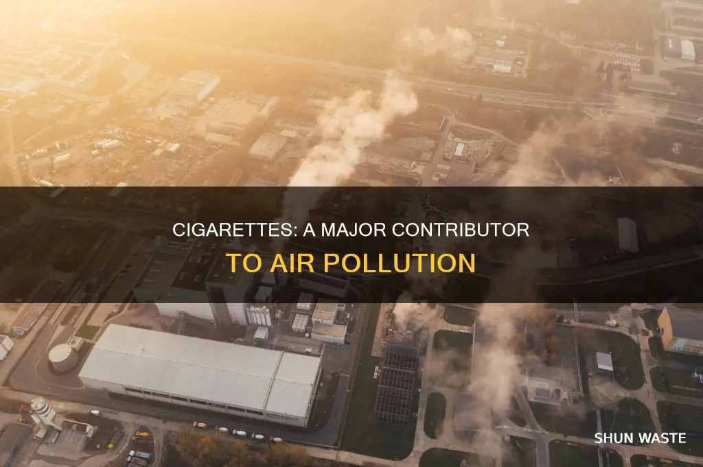 how much air pollution comes from cigarettes
