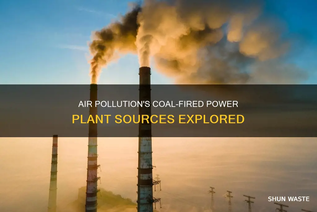 how much air pollution comes from coal fired power plants