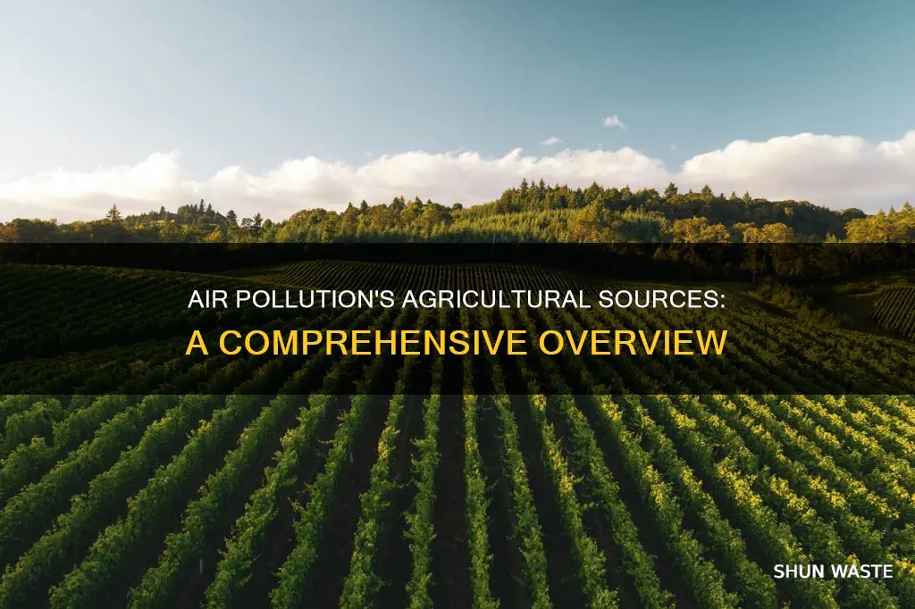 how much air pollution comes from farming