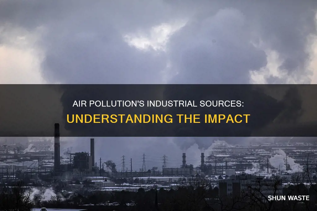 how much air pollution comes from industees