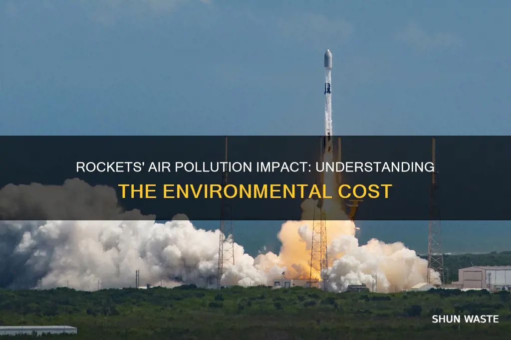 how much air pollution comes from rockets