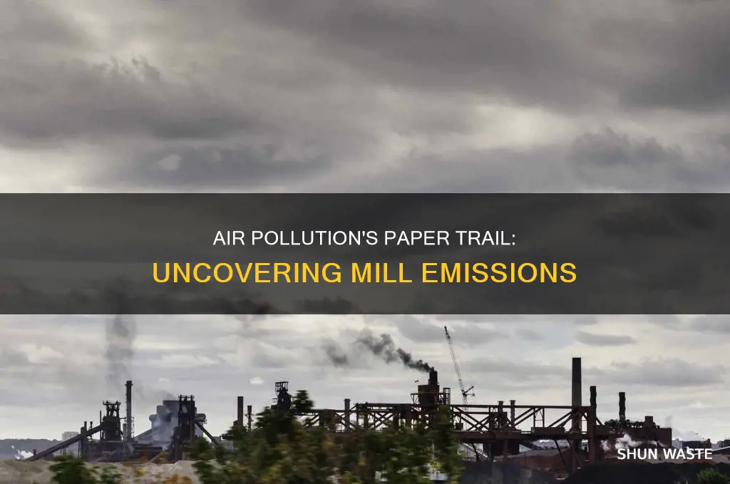 how much air pollution comes paper mills