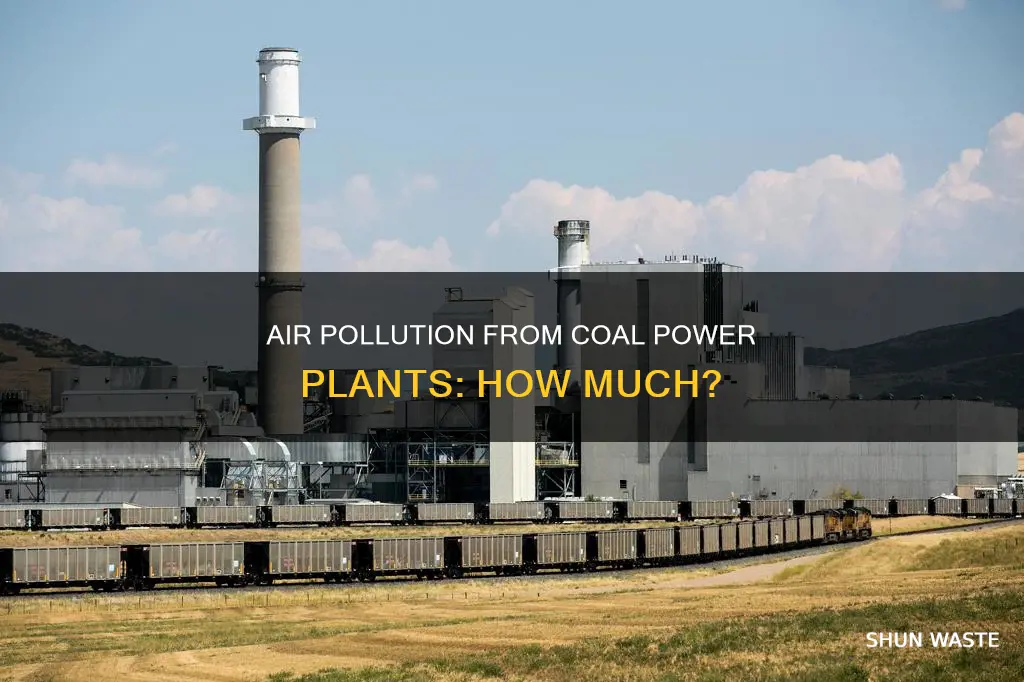 how much air pollution do coal burning power pantsemit