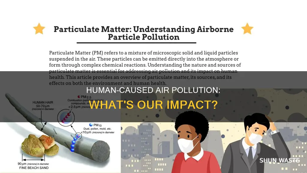 how much air pollution do humans produce
