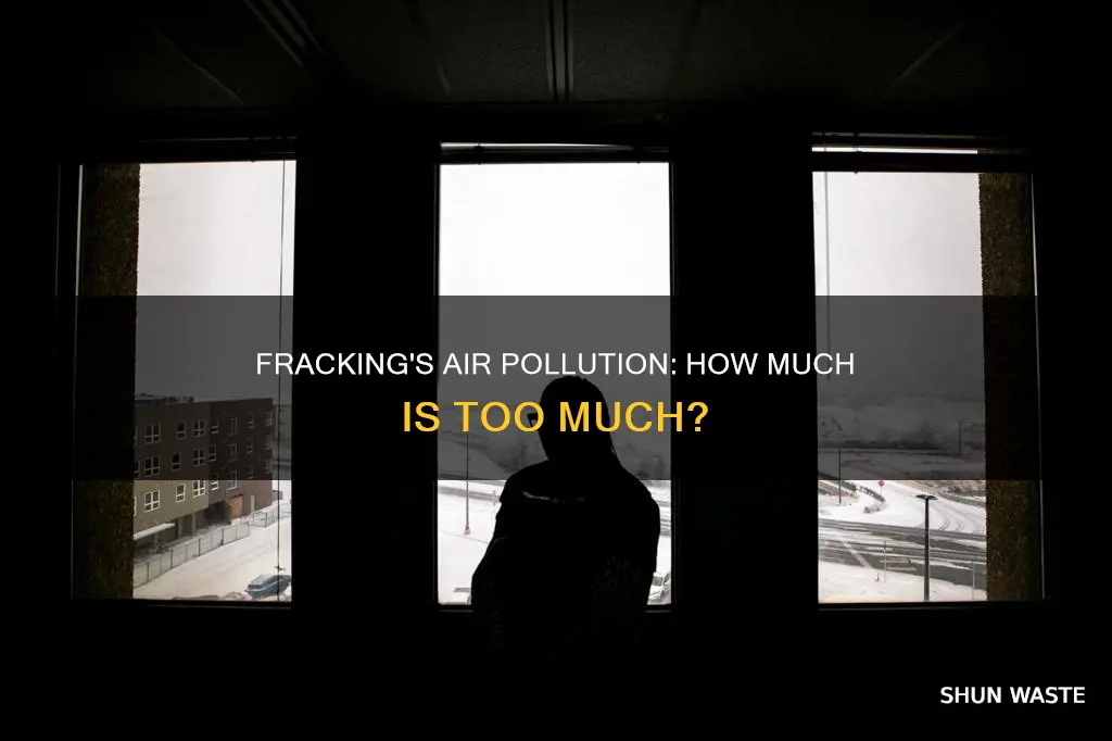 how much air pollution does fracking use