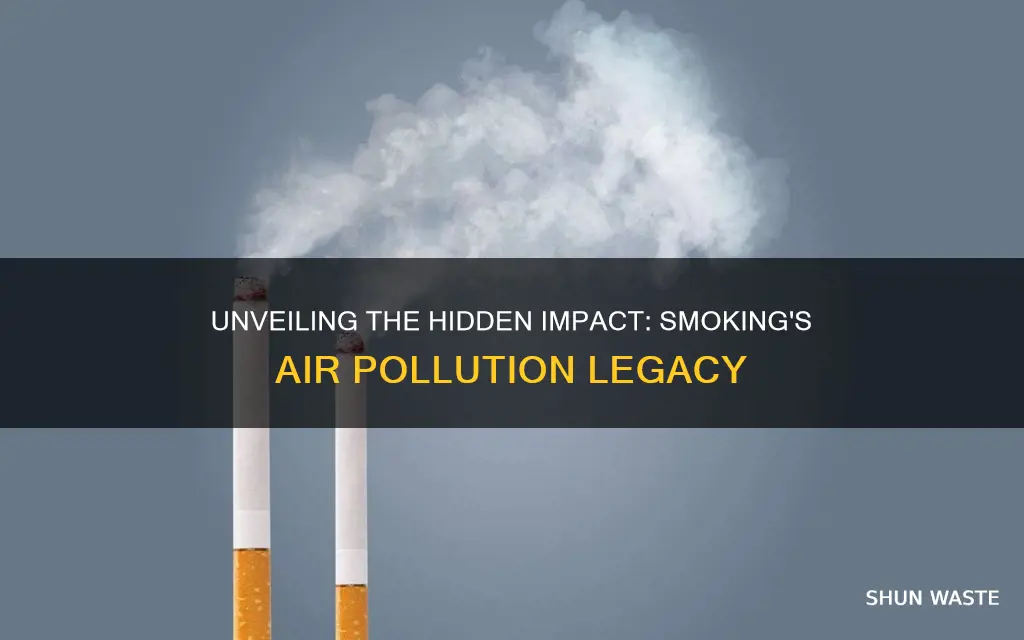 how much air pollution does smoking cause