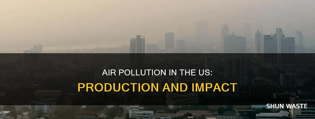 how much air pollution does the united states produce