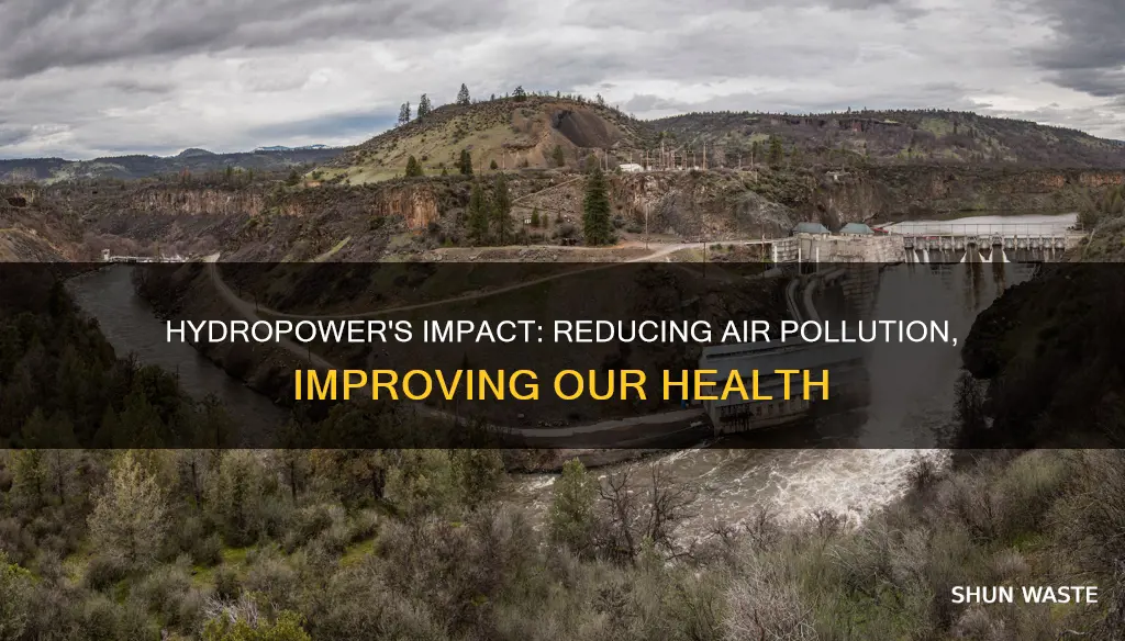 how much air pollution has hydropower cut down